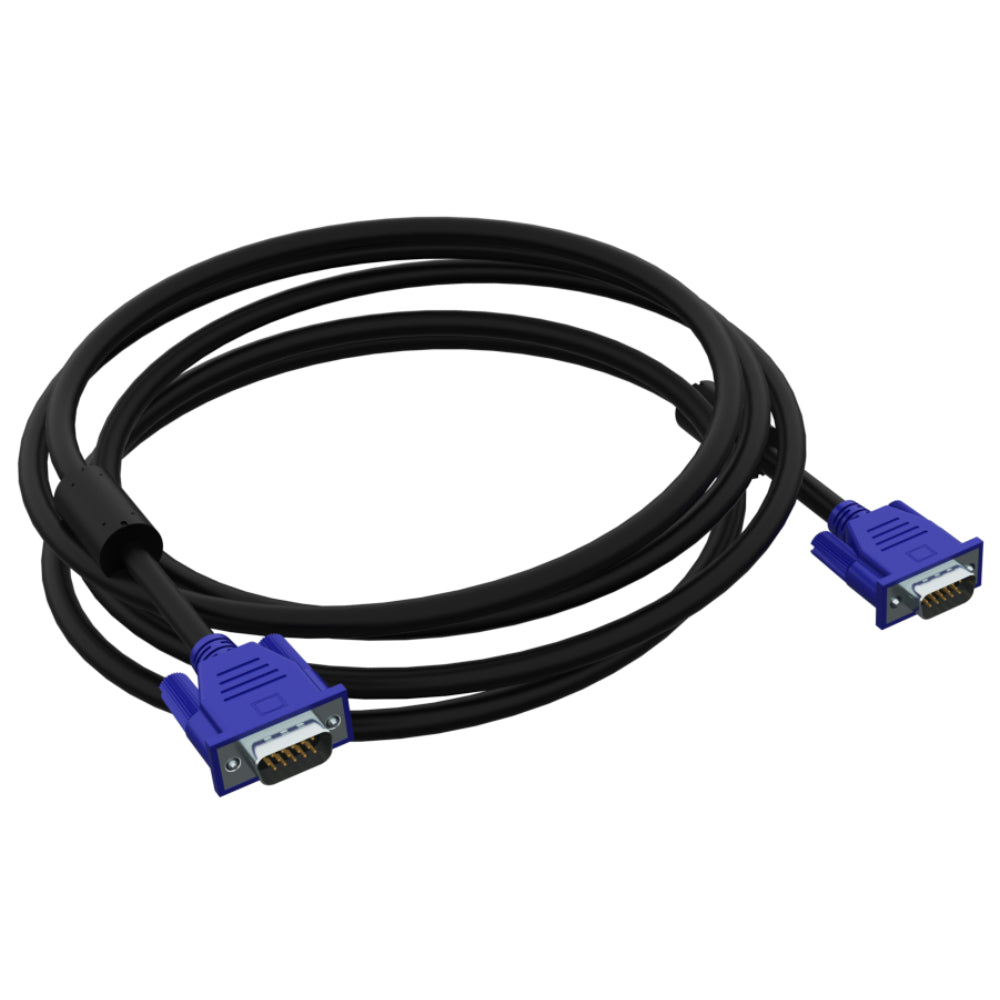 Kyper USKyper-1367 Monitor Cable 6ft 15 pin M/M VGA to VGA SVGA 1080P Full HD High Resolution for TV Computer Projector