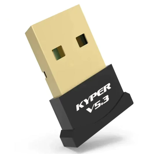 Kyper USKyper-45BT USB Bluetooth Adapter, 5.3 Bluetooth Adapter for PC, Plug & Play for Windows 11/10/8.1, Bluetooth Receiver & Transmitter for Keyboard/Mouse/Headphone/Speakers/Printer